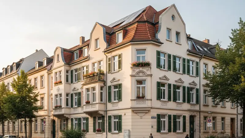 Ibbenbürener Altbauwohnhaus mit Solaranlage in Laggenbeck