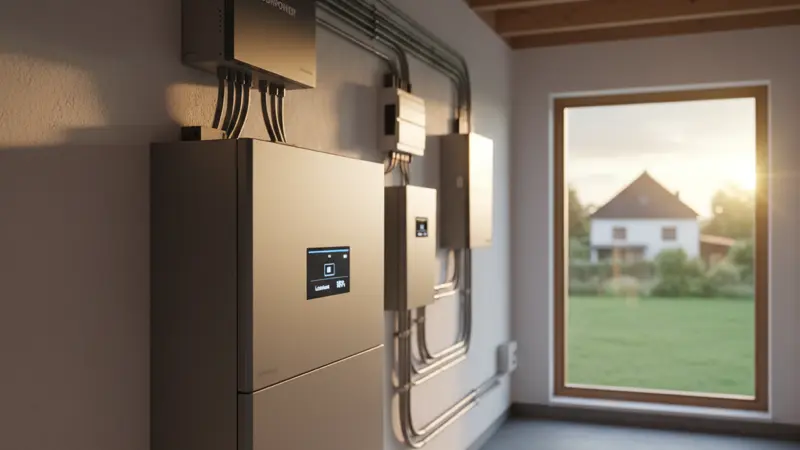 Solaranlage mit Speicher