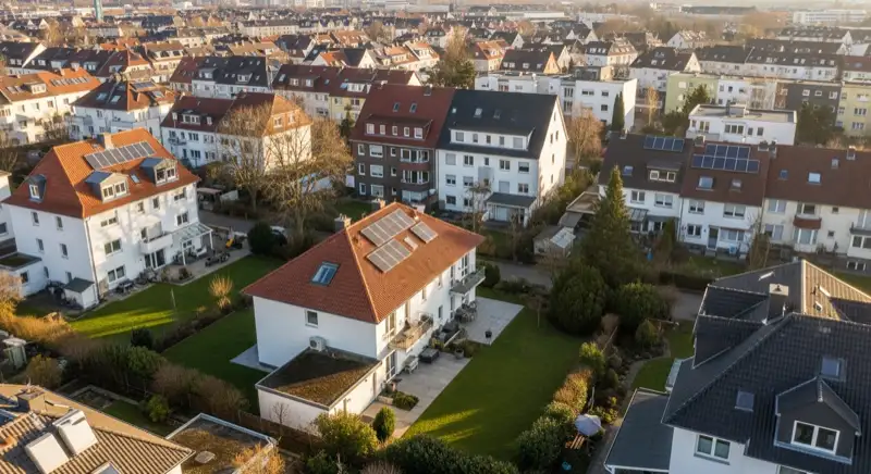 Photovoltaik in Koeln: Stadtteile Aerial Koeln 2