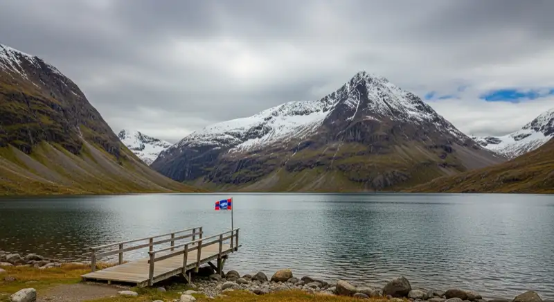 Aerial drone view of typical German residential neighborhood with mixed roof types, red and dark roof tiles, gardens visible, sunny day