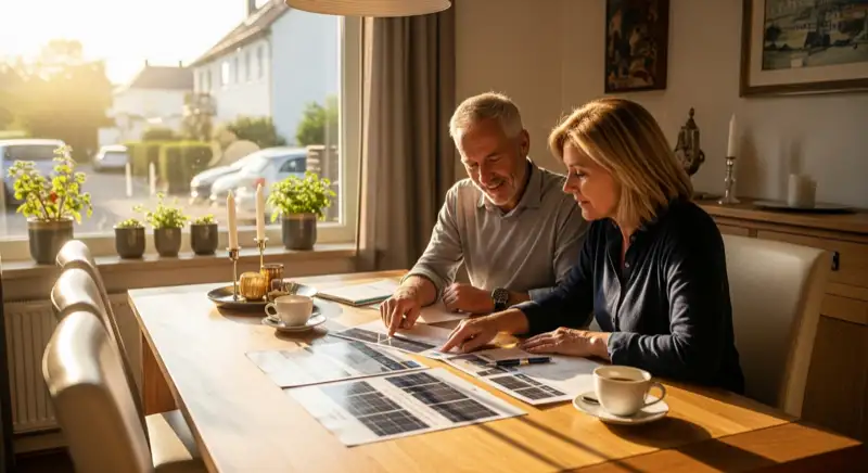 Wechselrichter einer Solaranlage im Technikraum
