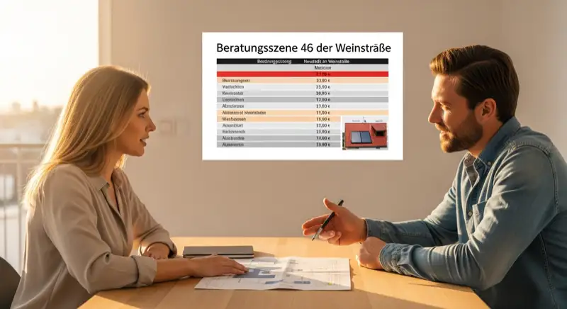 Solarmodule auf einem regionalen Ziegeldach, Detailansicht