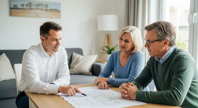 Oldenburger Wohngebiet mit Solardächern, Backsteinarchitektur
