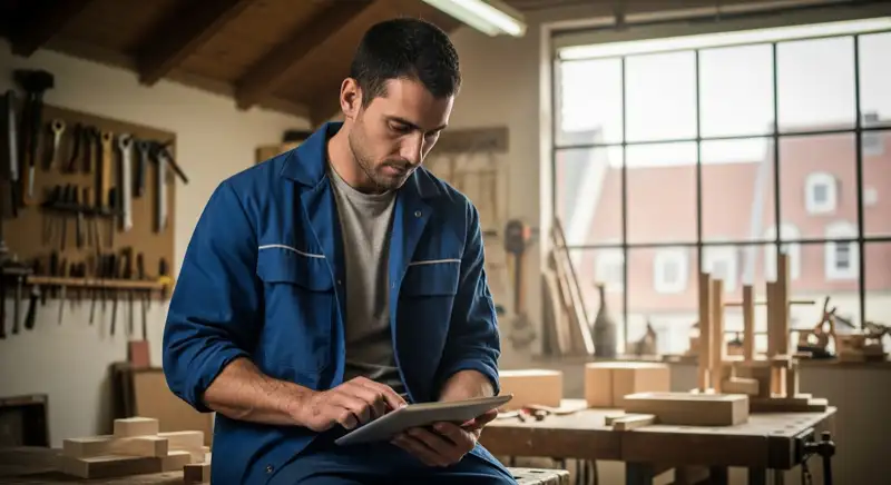 Solarmodule auf einem norddeutschen Ziegeldach, Detailansicht