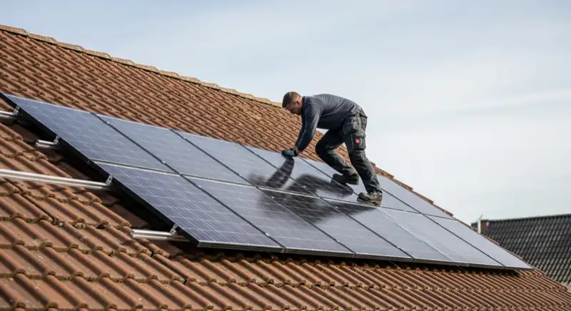Batteriespeicher im Technikraum eines Osnabrücker Einfamilienhauses