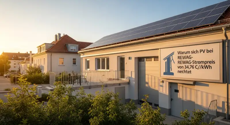 Blick auf das Stadtwerke-Gebäude in Regensburg mit Service-Eingang, lokale Versorgeratmosphäre