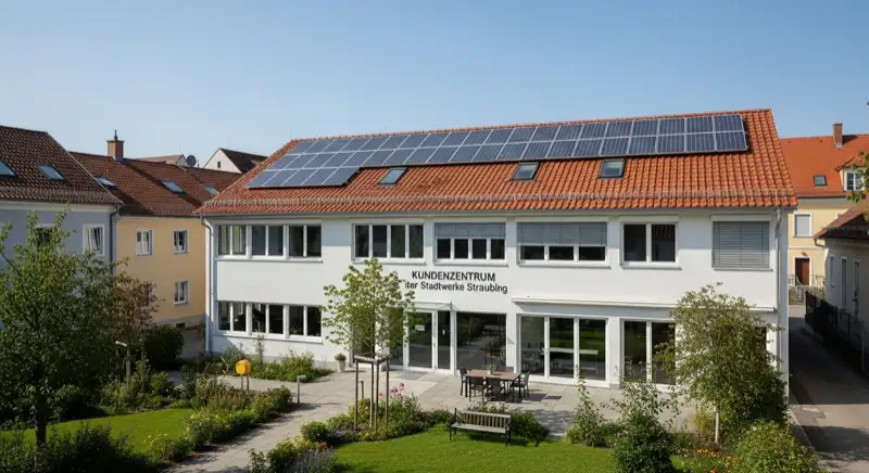 Kundenzentrum der Stadtwerke Straubing mit Beratung für PV-Anlagenbetreiber