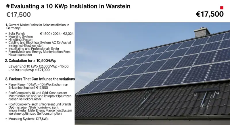 Modern German electrical meter cabinet (Zählerschrank) with smart meter and solar inverter connection, clean technical installation