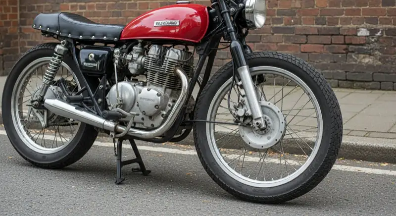 Close-up of photovoltaic solar panels installed on a traditional German Satteldach (gabled roof), blue sky with some clouds