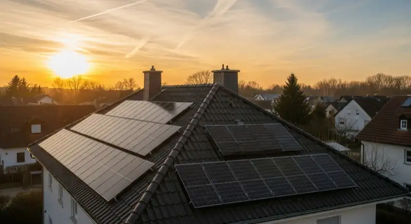 Einfamilienhausdach mit Photovoltaik in ruhiger Wohnlage in Maintal-Wachenbuchen