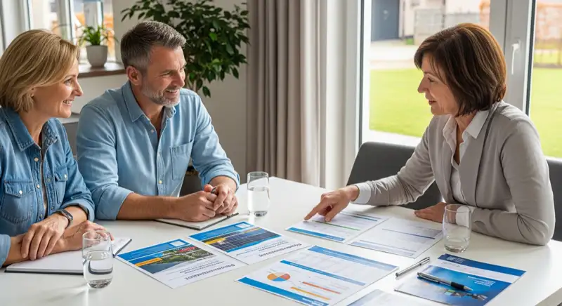 Moderner Batteriespeicher in einem Neubrandenburger Hauswirtschaftsraum