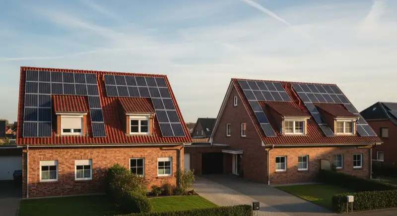 Solar auf unterschiedlichen Gebäuden in Nordhorn