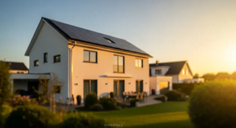 Solaranlage auf einem Oldenburger Einfamilienhaus mit typischer norddeutscher Backstein-Architektur
