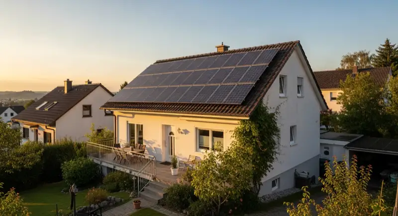 Einfamilienhaus mit moderner Solaranlage in Niederbühl, Rastatt