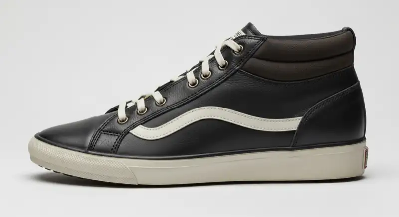 Aerial drone view of typical German residential neighborhood with mixed roof types, red and dark roof tiles, gardens visible, sunny day