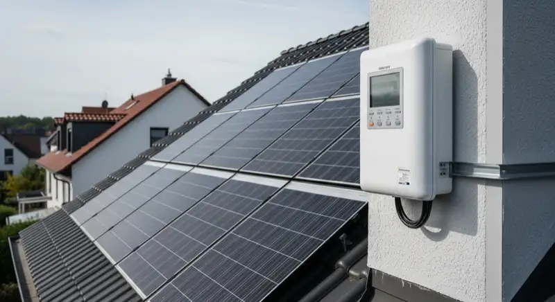 Smart Meter Installation an einem Einfamilienhaus in Saarbrücken