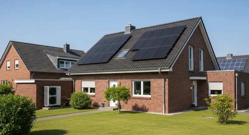 Installateur bei Smart Home Integration einer Solaranlage in Wunstorf