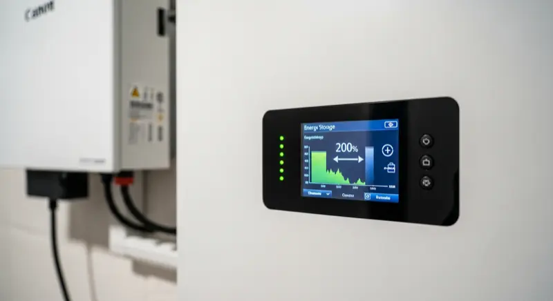 Moderner Batteriespeicher für Solaranlagen