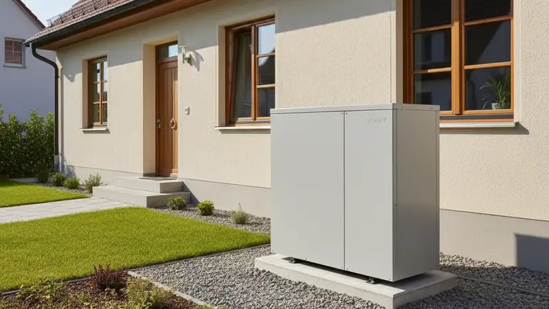 Aufstellort einer Wärmepumpe in Bayreuth