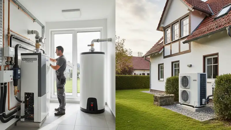 Montage einer Wärmepumpe in Bayreuth