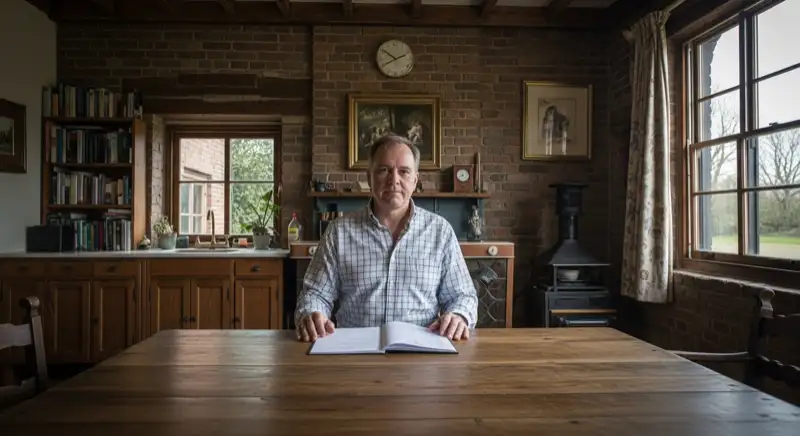 Einfamilienhaus in Bottrop mit Photovoltaikanlage auf dem Dach und Wärmepumpe Außeneinheit im Garten