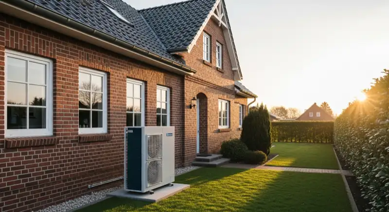 Aufstellort einer Wärmepumpe in Elmshorn