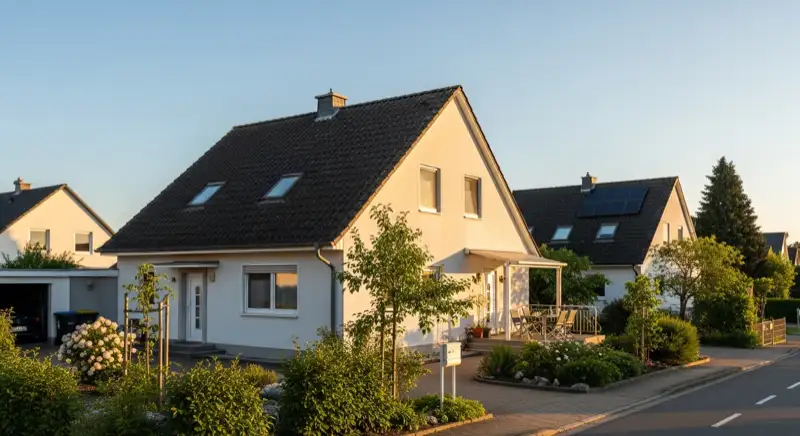 Energieberater bei der Vor-Ort-Begehung eines Euskirchener Einfamilienhauses für BEG-Förderantrag