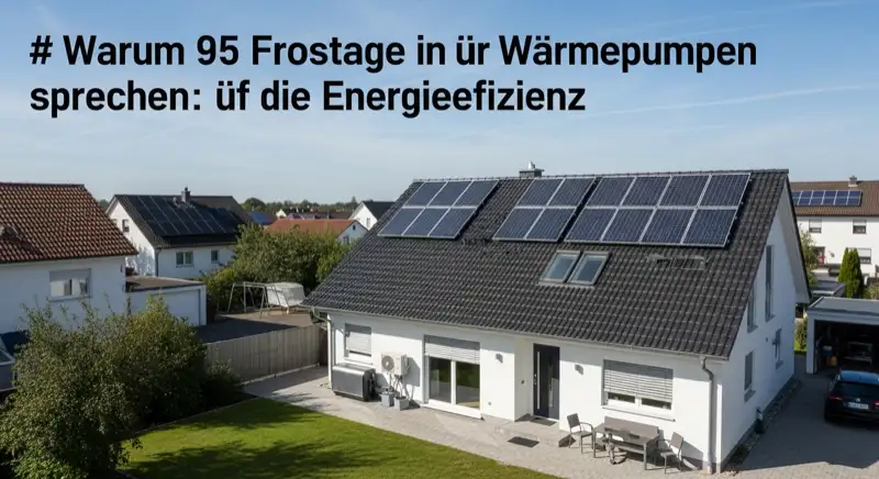 German detached house (Einfamilienhaus) with photovoltaic panels on pitched roof, well-maintained garden, warm afternoon sunlight