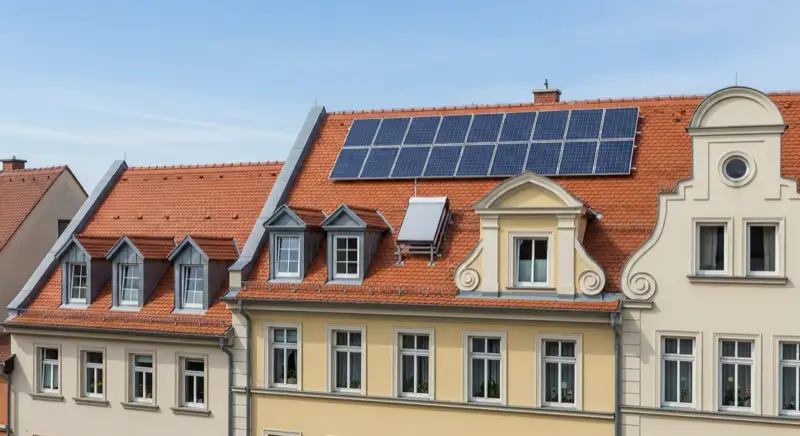 Photovoltaik in Goerlitz: Denkmalschutz Goerlitz Altstadt