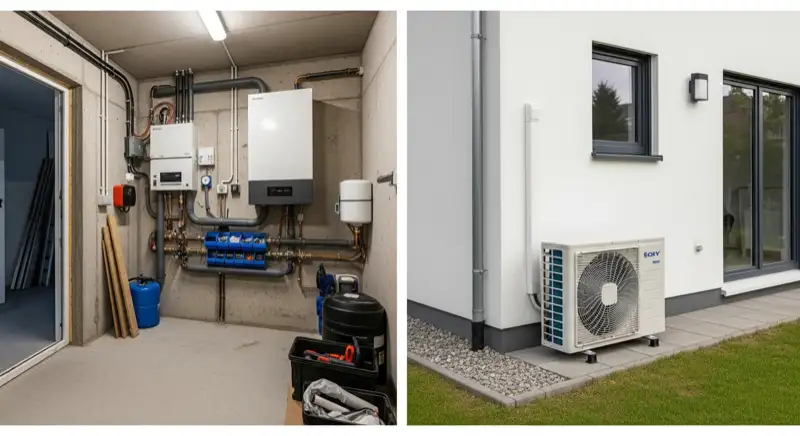 Montage einer Wärmepumpe in Hameln