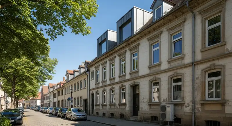 Wärmepumpe an Wohnhaus in Heilbronn