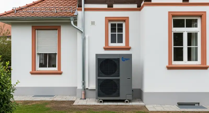 Aufstellort einer Wärmepumpe in Aalen