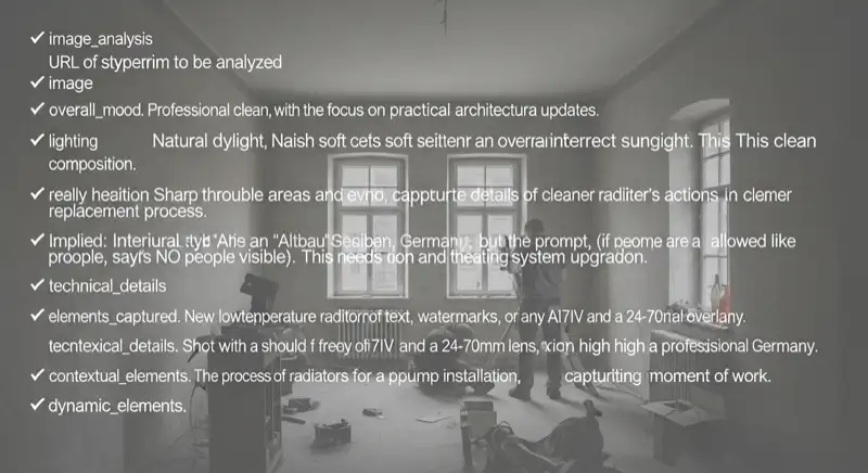 Installateur bei Heizkörper-Austausch in Ahlener Altbau für Wärmepumpen-Installation