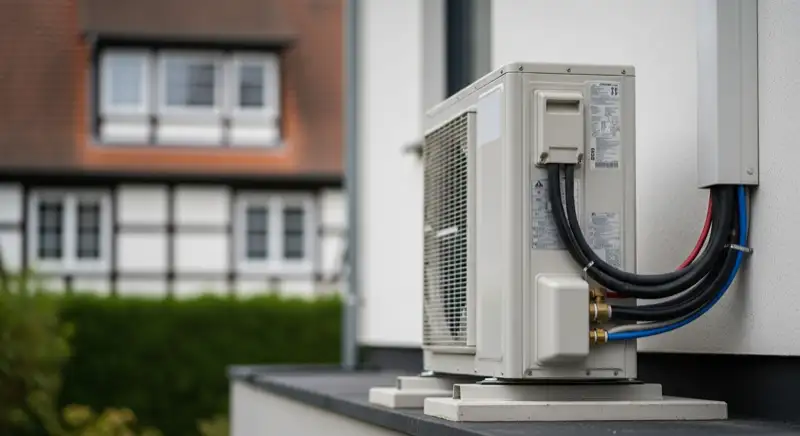 Aufstellort einer Wärmepumpe in Bad Homburg