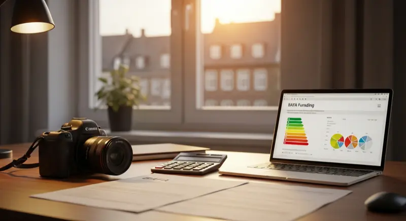 Luft-Wasser-Wärmepumpe Außengerät, Nahaufnahme der technischen Komponenten