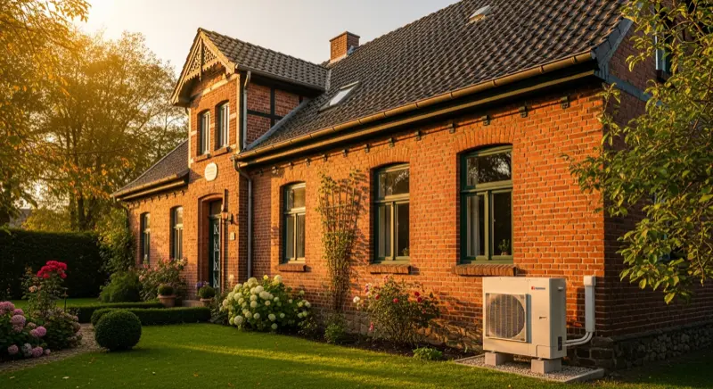 Energieberater mit Kostenaufstellung für eine Wärmepumpe in Essen, Beratungsgespräch