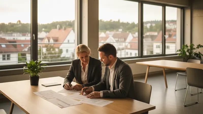Beratungsgespräch zur Wärmepumpen-Förderung in Frankfurt