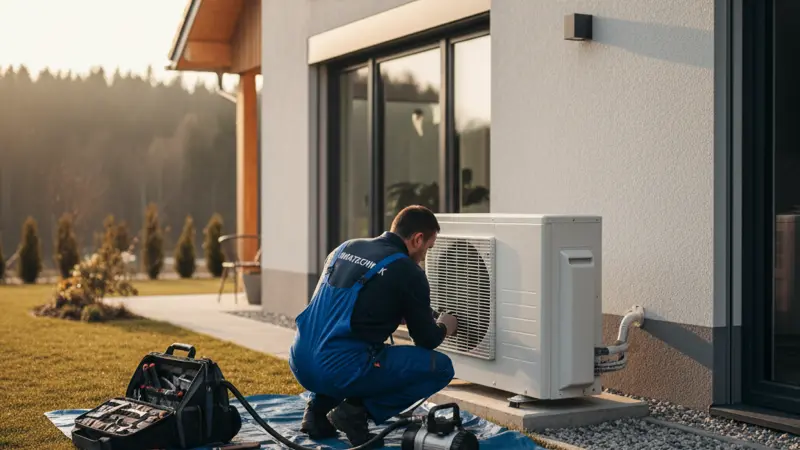Fachbetrieb bei der Wärmepumpen-Installation in Frankfurt