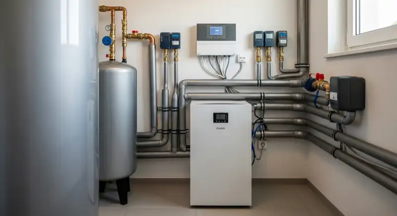 Förderberatung für Wärmepumpen in Kaiserslautern, Berater erklärt BAFA-Formulare einem Hauseigentümer