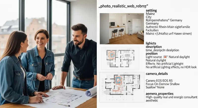 Verschiedene Wärmepumpen-Typen vor einem Mainzer Wohngebiet, Luft- Sole- und Wasser-Wärmepumpe im Vergleich