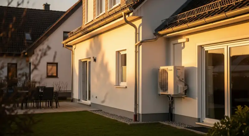 Altbau-Sanierung für Wärmepumpe in Meerbusch Einfamilienhaus mit neuen Heizkörpern