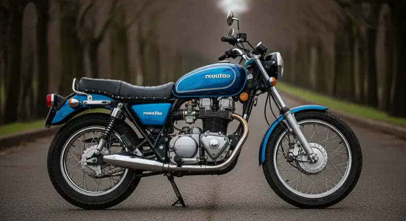 Aerial drone view of typical German residential neighborhood with mixed roof types, red and dark roof tiles, gardens visible, sunny day