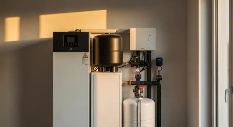 Förderberatung für Wärmepumpen in Neustadt an der Weinstraße, Berater erklärt BAFA-Formulare einem Hauseigentümer