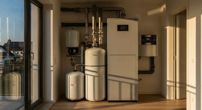 Förderberatung für Wärmepumpen in Neuwied, Berater erklärt BAFA-Formulare einem Hauseigentümer