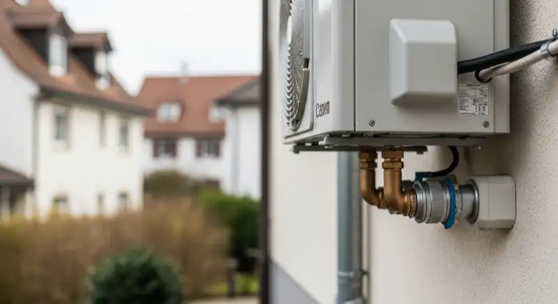 Aufstellort einer Wärmepumpe in Offenburg