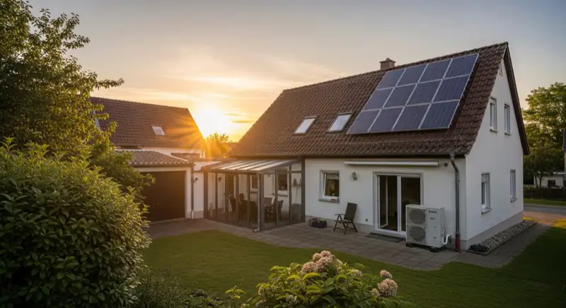 Einfamilienhaus in Mahlzow mit Hofstelle und Platz fuer eine Waermepumpen-Ausseneinheit
