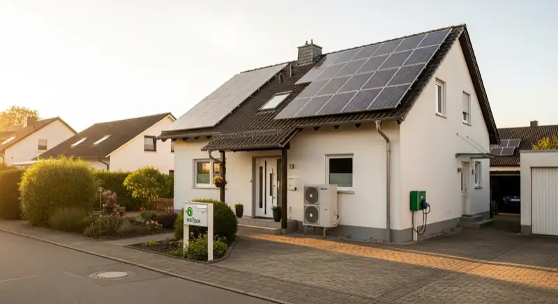 Einfamilienhaus in Laatzen mit PV-Dach, Wallbox und Wärmepumpen-Außengerät