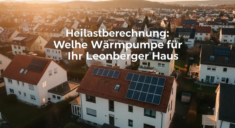Aerial drone view of typical German residential neighborhood with mixed roof types, red and dark roof tiles, gardens visible, sunny day