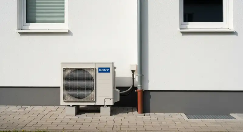 Aufstellort einer Wärmepumpe in Menden (Sauerland)