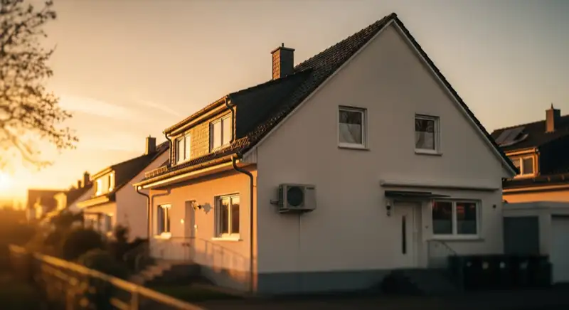 Bestands-Einfamilienhaus in Neu-Isenburg mit Wärmepumpen-Außengerät